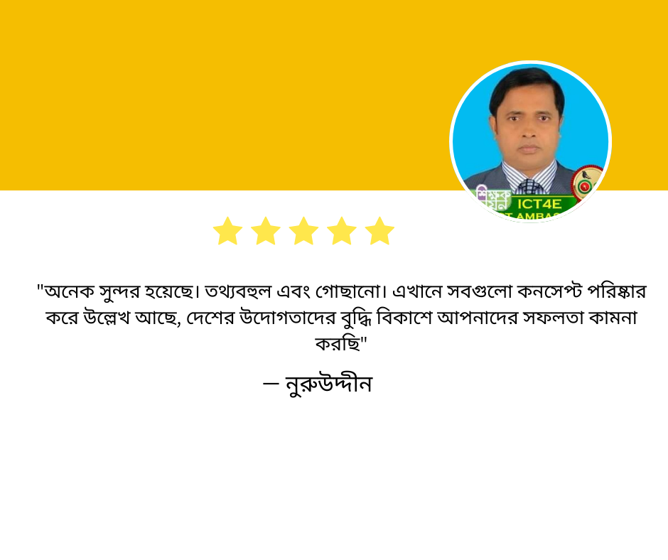 Yellow and Blue Modern Testimonial Facebook Post (5)